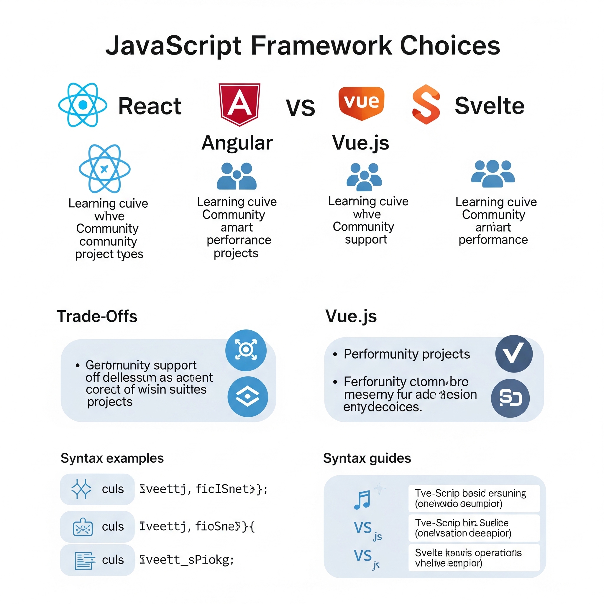 JavaScript Framework Choices